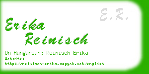 erika reinisch business card